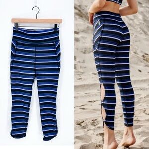 Free People Movement High-Rise 7/8 Striped Gidget Legging Medium